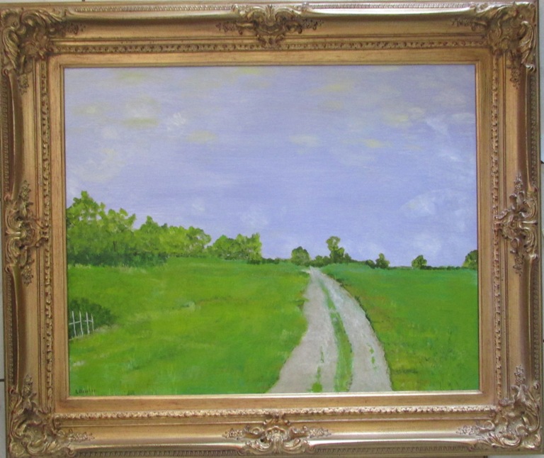 landscape with a road