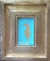 seahorse looking left